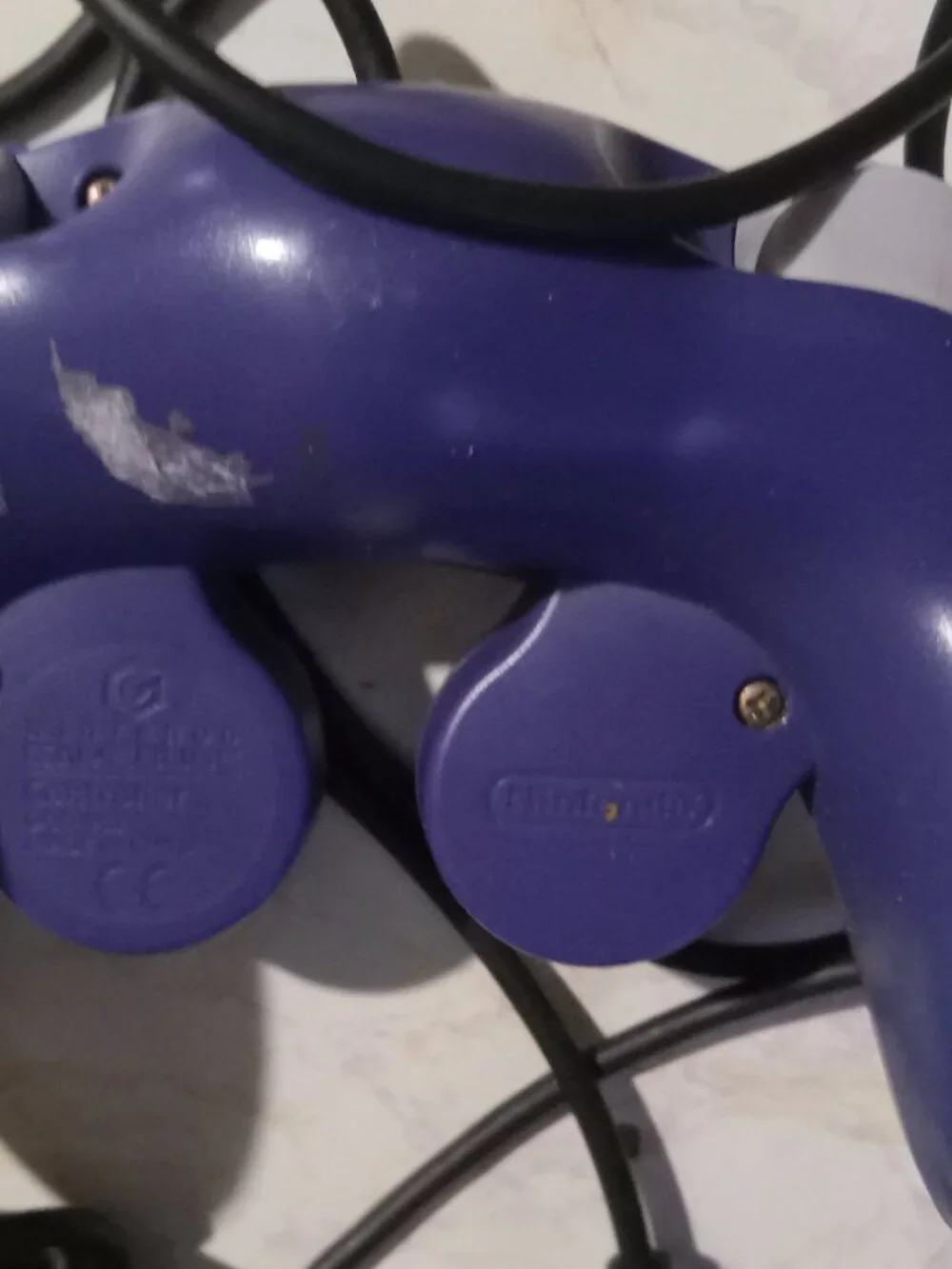 Gamecube Bundle 6' ControlIer Extension + Indigo OEM Purple Controller